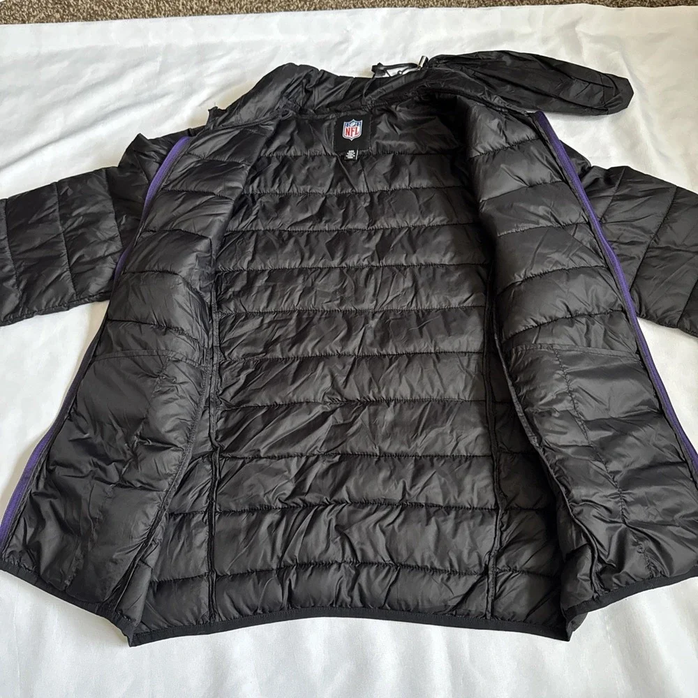 Baltimore Ravens Puffer Jacket Coat NFL Men's Size Small